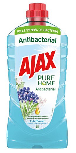 Ajax Elderflower 1l Antibakt /modrý | Čistící a mycí prostředky - Saponáty - Saponáty na podlahu a univerzální